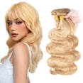thumbnail image 1 of Hair Bundles LadrXadr #613 Blonde Body Wave, 35 cm, 3 x 100 g, 1 of 7