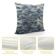 thumbnail image 4 of Nawypu  Abstract Textured Decorative Throw Pillow Covers for Bed Pillowcases Accent Throw Pillows for Couch Fall Deocr, Navy Blue, 4 of 5