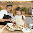 thumbnail image 4 of Walchoice 2 Pcs Muffin Top Pans, 12-Cup Nonstick Metal Muffin Tin for Baking, 11” x 14.6” Regular Size Cupcake Pan Tray for Cookies, Pudding Pan, Hamburger, Egg, 4 of 8