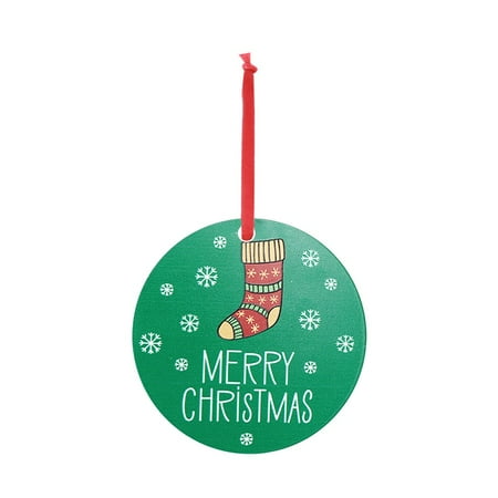 

Delicate Iron Art Christmas Pendant Merry Christmas Tree Hanging Pendant Decor