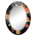 thumbnail image 2 of Designart "Geyser Geothermal Wonders composition III" Abstract Round Wall Mirror - Landscapes Oval Printed Decorative Oversized Mirror - Multiple Color Options, 2 of 4