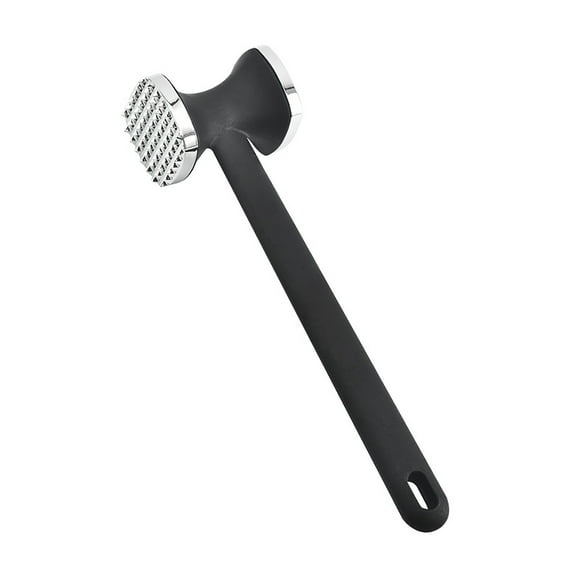 Heavy Duty Meat Tenderizer - Double-Sided Steel Mallet for Steak, Chicken & Fish - Comfort-Grip Kitchen Hammer to Enhance Meat Texture & Flavor
