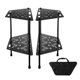 thumbnail image 2 of Mesa multifuncional desmontable, portátil, para exteriores, para picnic, barbacoa y patio. Negro, 2 of 9