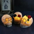 thumbnail image 6 of Halloween Glowing Skull Glow in the Dark Ornaments Festival Party Props Decor, 6 of 6