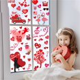 thumbnail image 3 of Decoraciones para el día de San Valentín, 103 piezas, calcomanías para ventanas de San Valentín, calcomanías para ventanas de doble cara, decoración navideña, 3 of 7