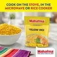 thumbnail image 3 of Mahatma Saffron Yellow Seasonings & Long Grain Rice, Gluten Free, 10 oz. Bag pack of 1, 3 of 5