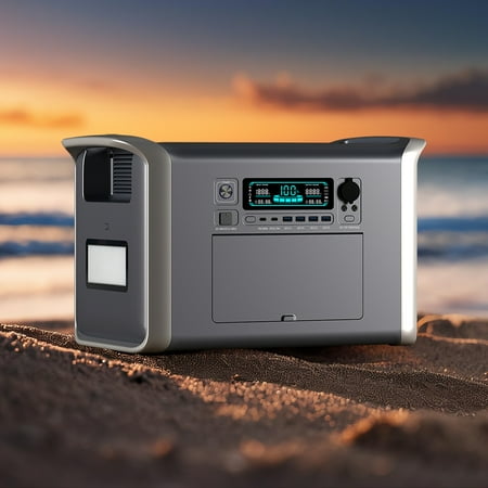2400W 2kWh portable emergency power supply 110V Safety battery mobile office live streaming Cooking Barbecue Fishing Self-driving Traveling Camping Party Wedding Concert