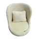 thumbnail image 5 of Accesorios de fotografía para recién nacidos, sofá de tela suave para bebé, silla, cojín de fondo para posar Beige Con almohada, 5 of 9
