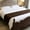 Coffee, variant on Snmubt Orange Bed Runner, Soft Decorative Bed Scarf for Hotel Bedroom, Polyester Bedspread Cover for Twin Full Size Beds, 180x45cm