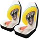 thumbnail image 1 of ABPHQTO Juego de 2 fundas para asientos de coche, divertido cachorro, perro, Universal, protector de asientos delanteros para coche, sedán SUV, camión, 1 of 3