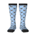 thumbnail image 1 of Fotbe Corgi Dog Calcetas Divertidas Estampadas para Hombre y Mujer, Calcetas de Algodón hasta la Rodilla para Caminar, Correr, Enfermería y Embarazo, 1 of 6