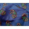 thumbnail image 4 of oneOone Silk Tabby Fabric Paisley Block Printed Fabric 1 Yard 42 Inch Wide, 4 of 4
