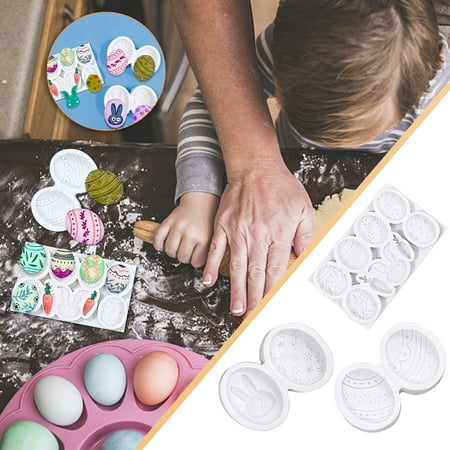 

Yedhsi Easter Set Decorative Silicone Mould Cartoon Bunny Chocolate Baking Drop Glue Mould kitchen organization