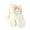 White, variant on Spencer 2 Pairs Winter Mittens Gloves for Baby Kids, Unisex Cute Warm Fleece Lined Thermal Knit Gloves with String (Pink & White)