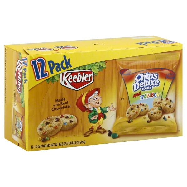 Keebler Chips Deluxe Mini Rainbow Cookies, 16.8 Oz.