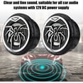 thumbnail image 2 of Yazoeia Audio Tweeter, 2Pcs Creative Auto Car Spider Pattern Super Power Loud Audio Speaker Tweeter Loudspeaker CJC912-140012, 2 of 7