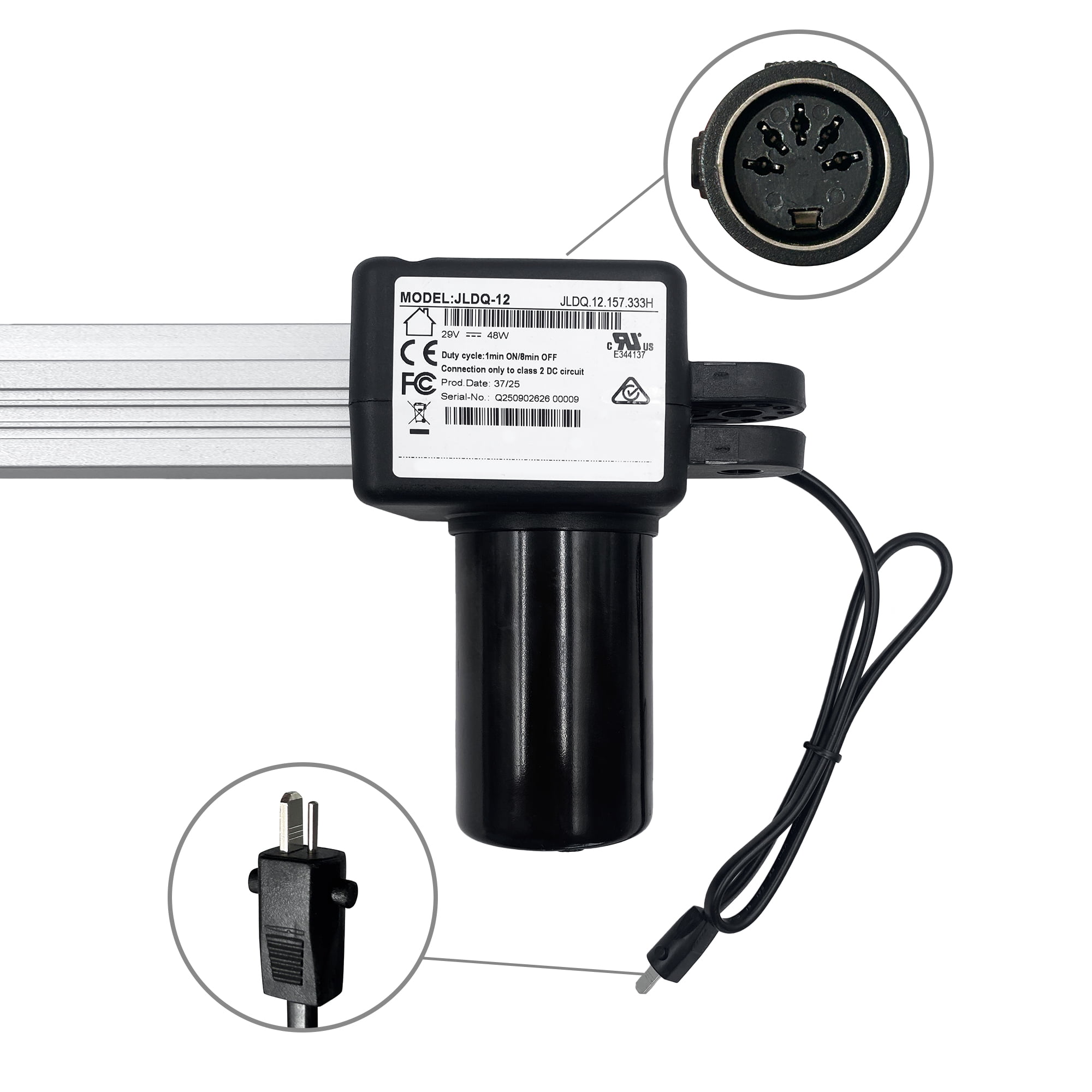 Okin Motor Model JLDQ.12.157.333H Linear Actuator Replacement for Power Recliner Lift Chair Electrric Sofa