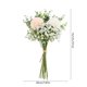 thumbnail image 3 of Ramo artificial de hortensias y paniculata | Arreglo floral artificial para bodas, decoración del hogar y accesorios de fotografía, 3 of 6