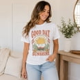 thumbnail image 2 of Good Day Sunshine Retro Sun Graphic T-Shirt, Unisex Classic Fit Cotton Blend Tee, 2 of 9