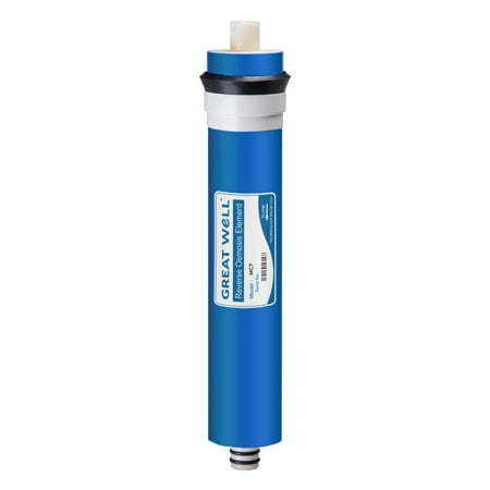 

iSpring Greatwell Reverse Osmosis Membrane 75 GPD 11.75” X 1.75” Replacement Fits Standard Under Sink RO Drinking Water Filtration System MC7