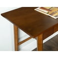 thumbnail image 5 of Linon Charlotte Desk, Rich Brown Finish, 30 inches Tall, 5 of 17