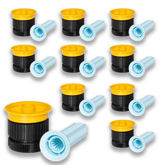 (10) Rain Bird 4VAN Sprinkler Spray Nozzle 4' Radius Adjustable Arc (330°)