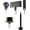 grey, variant on -Iron Pinch Grip Set, Pinch Block Grip for Rock Climbing Forearm Finger Strength , Gym Hand Pinching Power Strengthener Equipment