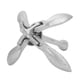 thumbnail image 5 of VOBOR Ancla Plegable Acero al Carbono de 5,5 Libras, 4 Grapas, Accesorios Marinos para Kayaks, Bote Inflable, Accesorios de Ancla para Yates, 5 of 5