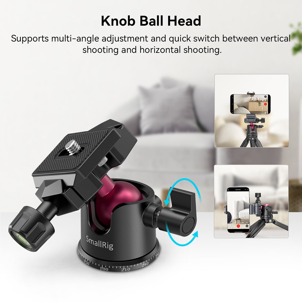SmallRig Tabletop Mini Tripod with Panoramic Ball Head