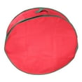 thumbnail image 2 of Northlight Zippered Christmas Wreath Storage Bag with Handle - 36", 2 of 4