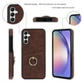 thumbnail image 3 of Nalacover for Samsung Galaxy S24 Wallet Case, Premium PU Leather Soft TPU Anti-Drop Card Slots with 360 Finger Ring Holder Kickstand Back Phone Cover For Samsung Galaxy S24, Coffee, 3 of 9