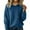 Dark Blue, variant on Knit Sweater Hoodie for Women Long Sleeve Casual Loose Drawstring Hooded Sweatshirt Plain Pullover Tops (XL, Pink)