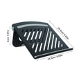 thumbnail image 2 of Raindrops Support d'Ordinateur Portable Portable Noir avec Hauteur Réglable et Conception Ventilée pour Bureau, 2 of 6