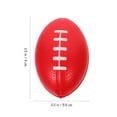 thumbnail image 2 of Minkissy 6 Pcs Petites Décorations de Fête de Rugby Football Ornements de Rugby en PU Assortis, 2 of 5