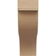 thumbnail image 2 of 4"W x 8"D x 12"H Classic Garner Rough Cedar Woodgrain TimberThane Corbel, Primed Tan, 2 of 6