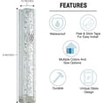 thumbnail image 3 of A&S Mezuzot Modern Glass Mezuzah Case in Shatterd Glass Design Waterproof Judiaca Door Mezuzah Home Blessing and Protection Cover (Light Blue, 6 Inches), 3 of 5