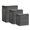 A+B+C, variant on Foldable Non‑Woven Fabric Storage Bag,Zipper Closure Organizer with Reinforced Handles for Comforters Blankets Pillows Bedding Clothes Household Dorm Storage,16.54x20.47x20.47 in