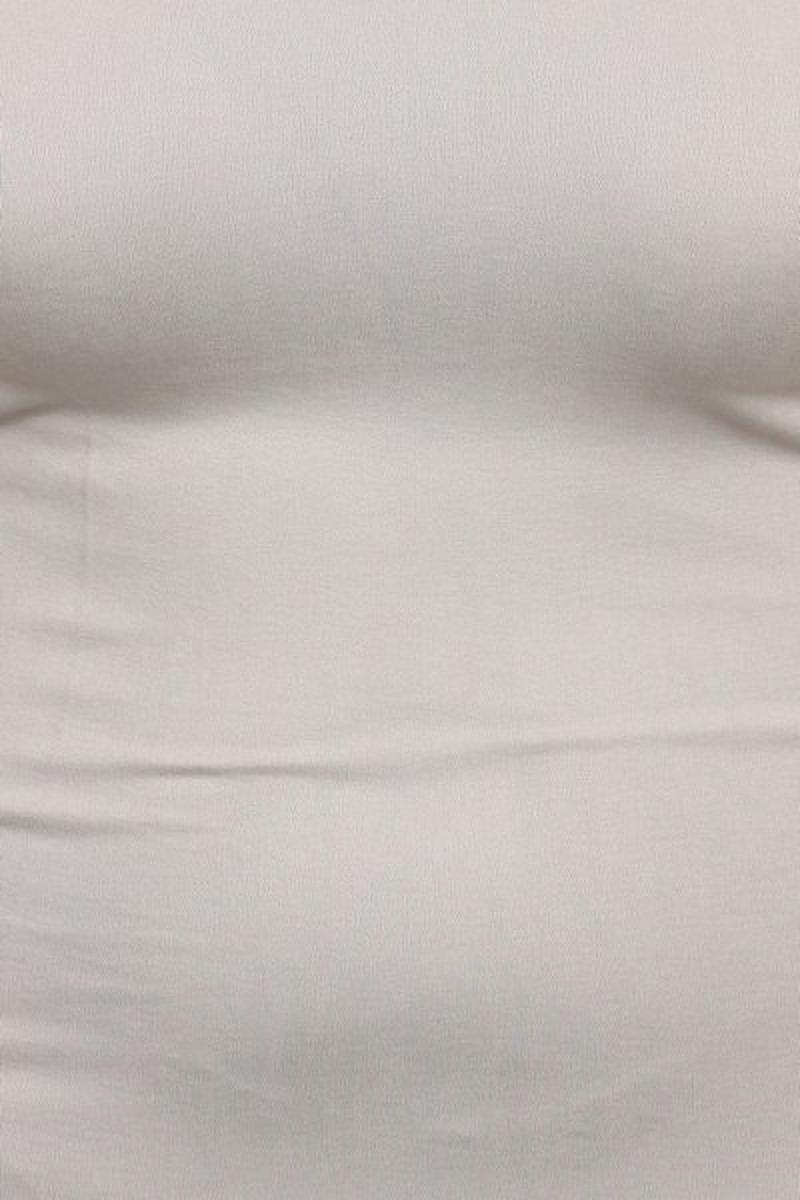 Women's Plus Size Seamless Spaghetti Stap Cami Slip Bodycon Tank Dress, Grey