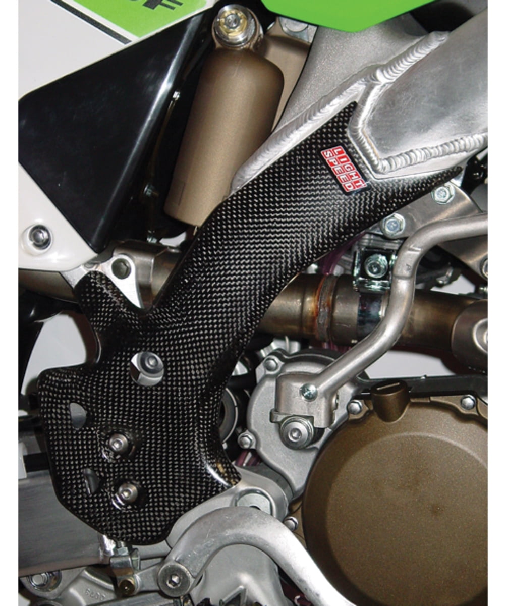 Carbon Fiber Frame Guard LightSpeed 032-00470 for Honda CRF450R 2007-2008