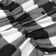 thumbnail image 4 of ITFABS Mommy and Me Matching Playsuit, Plaid Buttons Short Wide-Leg Playsuit, 4 of 5