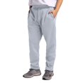 thumbnail image 2 of Men's Casual Pants Solid Color Soft Comfy Loose Straight Leg Thick Warm Trousers with Pockets Sports Running Elastic Waist Winter Mens Dress Slacks Light Gray XXXL, 2 of 5