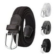 thumbnail image 4 of Men Belt,Elastic Braided Belt Unisex Braided Elastic Woven Belt Web StreAUSELLER, 4 of 9