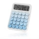 thumbnail image 1 of Calculadora Mecánica de Escritorio, Lindas Calculadoras de Botones Grandes con Pantalla LCD Grande de 12 Dígitos, Accesorios de Escritorio, Azul, 1 of 5