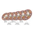 thumbnail image 3 of Excellante Peacock Melamine Dinnerware Collection 8" x 6" platter, Comes in Dozen, 3 of 3