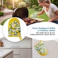 thumbnail image 5 of 2 Pcs Oven Mitts Non-Slip Cotton Mitts Set for Kitchen Baking Cooking,Yellow Lemons On A Light Background, 5 of 7