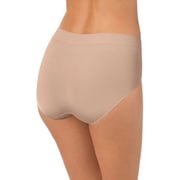 Carole Hochman Womens Underwear Silky Soft Seamless Full Coverage Modern Brief Panties 5 Pack Multipack (Medium, Tan)