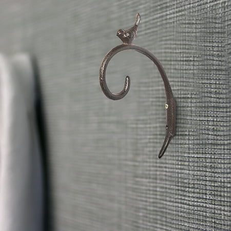 Hesroicy Retro Plant Hanging Bracket Anti-deform Iron Bird Feeders Wall Plant Hook for Lanterns