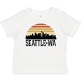 thumbnail image 3 of Inktastic Seattle Washington Skyline Sunset Boys or Girls Baby T-Shirt, 3 of 5