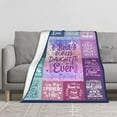 thumbnail image 2 of Bonus Daughter Gifts Blanket, Gift for Bonus Daughter, Stepdaughter Gifts from Stepmom, Bonus Daughter Gifts from Stepmom, Bonus Daughter Birthday Gifts for Stepdaughter Throw Blanket 50" X 60", 2 of 6