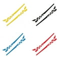 thumbnail image 2 of Plaid side skirt car sticker whole car decal pull float stick waist line pull-black, 2 of 5